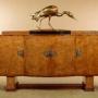 Burr Elm Art Deco Sideboard c.1930