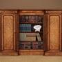 Burr Walnut Bookcase Side Cabinet c.1880.