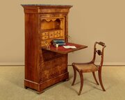 Burr Walnut Secretaire Abattant C.1840