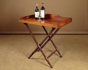 Butlers Tray And Stand C.1870