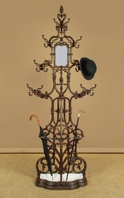 Cast Iron Hallstand C.1900
