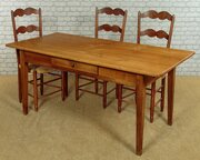Cherrywood Kitchen Dining Table C.1880
