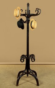 Ebonised Bentwood Hallstand C.1910