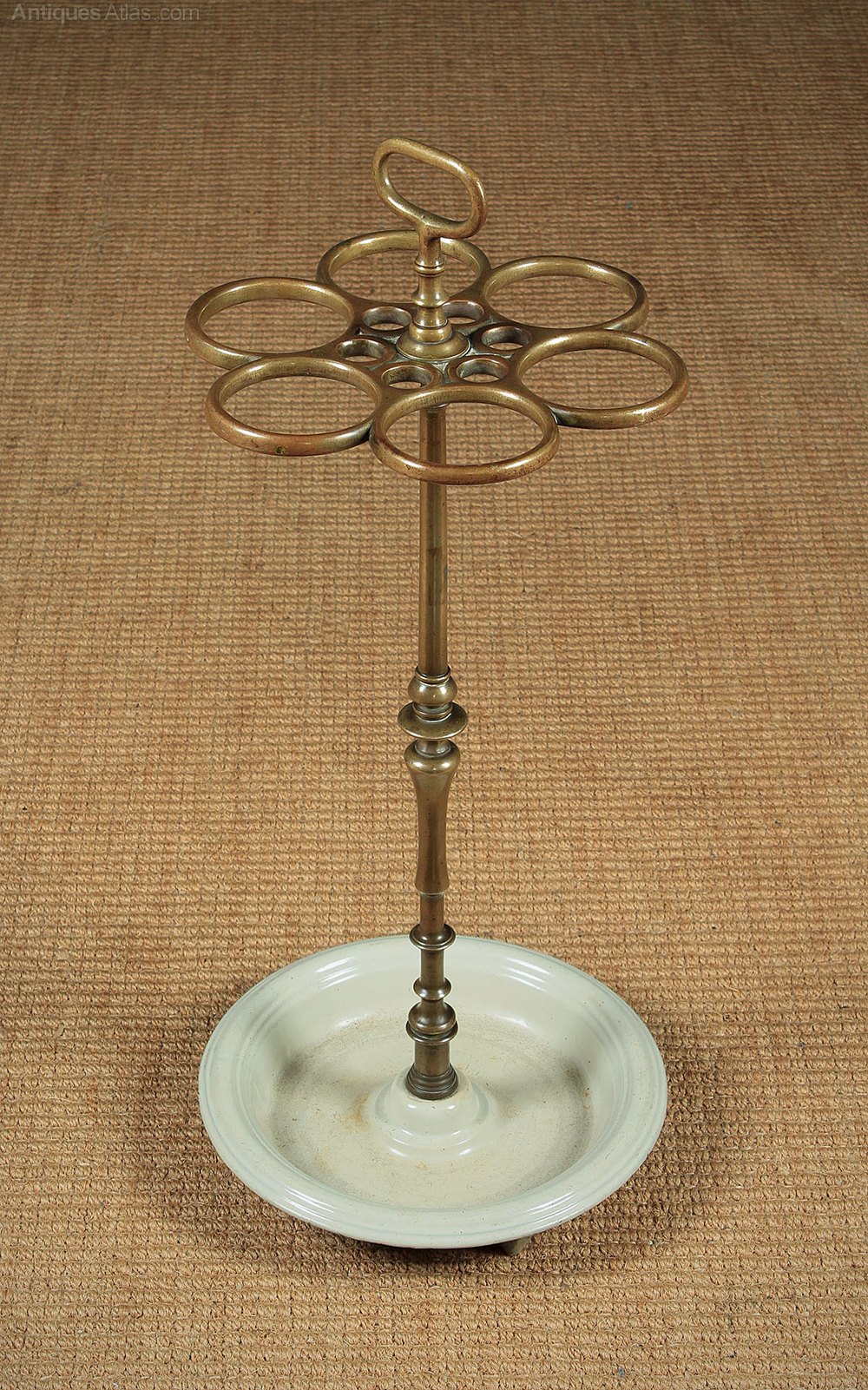 Edwardian Brass Umbrella & Stick Stand C.1905. Antiques Atlas