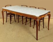 Eight Seater Marble Top Dining Table C.1960