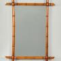 Faux Bamboo Wall Mirror c.1890