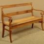 French Cherrywood Settle c.1910