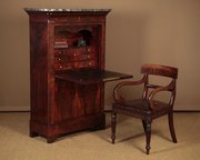 French Mahogany Secretaire Abattant C.1840.