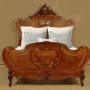 French Walnut Double Bed c.1900