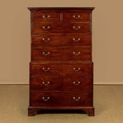 Georgian Mahogany Chest On Chest C.1800