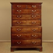 Georgian Mahogany Chest On Chest C.1800