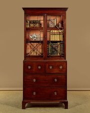 Georgian Mahogany Estate Bookcase C.1800