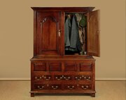 Georgian Oak Tack Cupboard C.1760