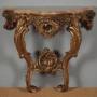 Gilded Marble Top Console Table c.1880