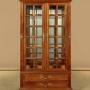 Gilt Mounted Oak Display Cabinet c.1910
