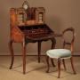 Inlaid & Ormolu Mounted Walnut Writing Desk c.1870