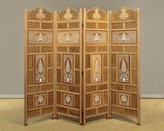 Indian Pierced Screen With Taj Mahal Inlay