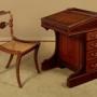 Inlaid Mahogany Davenport Writing Desk c.1905