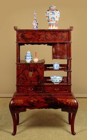Japanese Lacquered Display Cabinet C.1900