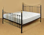 King Size Brass & Iron Double Bed C.1890