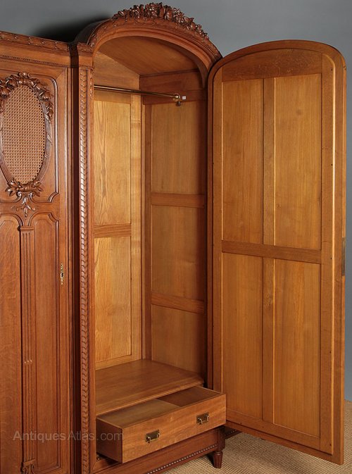Large French Oak Wardrobe C.1900. Antiques Atlas