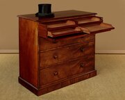 Large Mahogany Gentlemans Chest Of Drawers C.1840