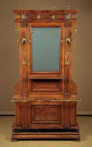 Large Oak Hall Stand C.1890.