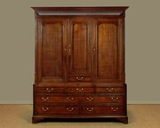 Large Oak Tack Cupboard C.1810