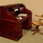 Large Walnut Roll Top Desk c.1910