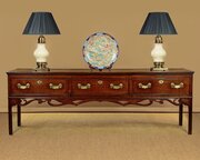 Long Georgian Oak Dresser Base C.1790