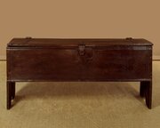 Long Primitive Oak Sword Chest C.1600
