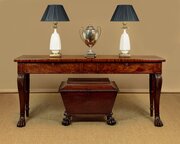 Long Regency Mahogany Console Table C.1830