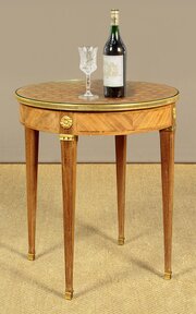 Louis XVI Style Inlaid Side Table C.1960