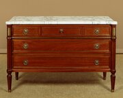Louis XVI Style Marble Top Commode C.1960