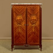 Louis XVI Style Marquetry Inlaid Cabinet C.1930