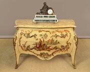 Louis XV Style Chinoiserie Painted Commode C.1920