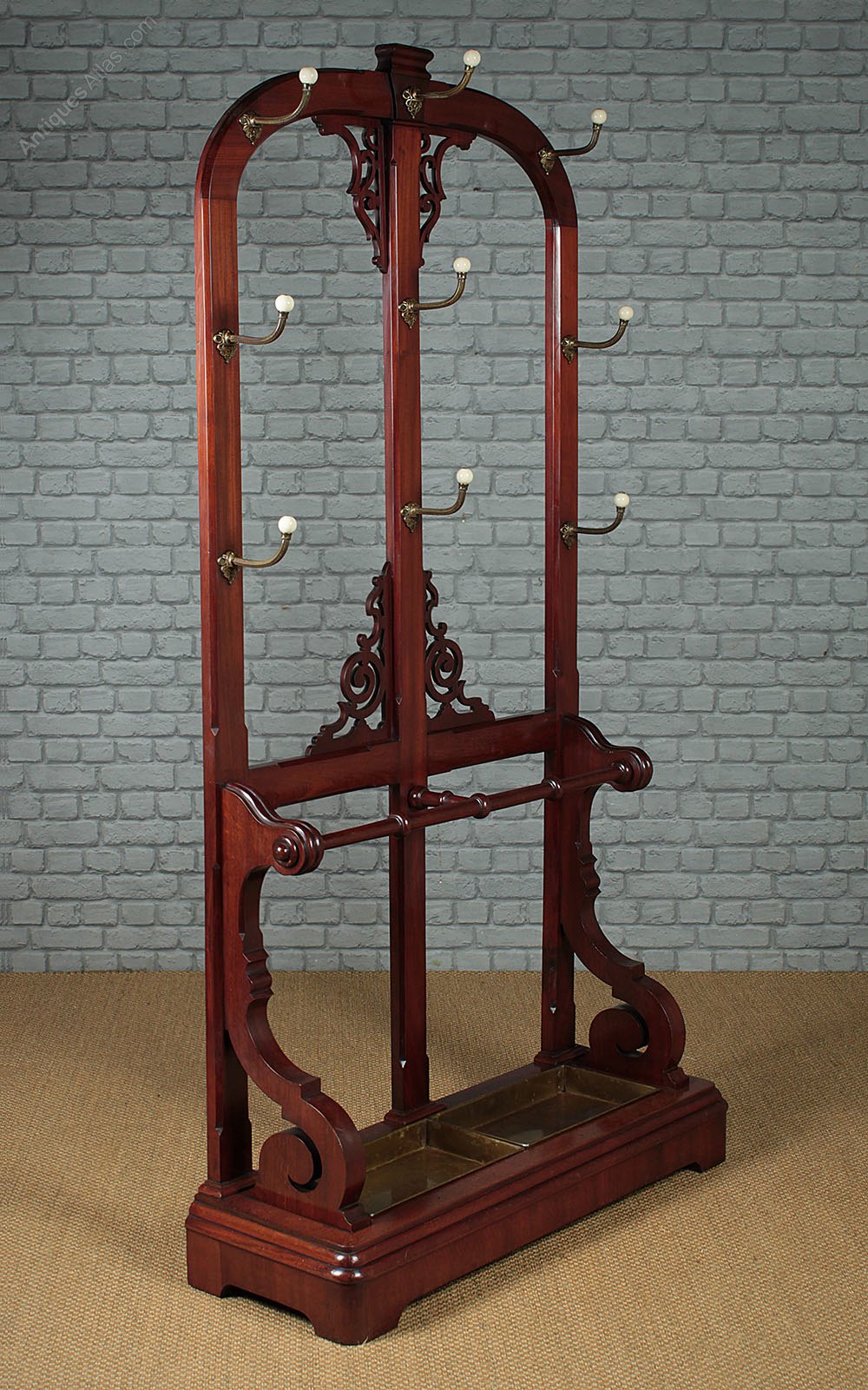 Magnificent Mahogany Hall Stand C.1850. Antiques Atlas
