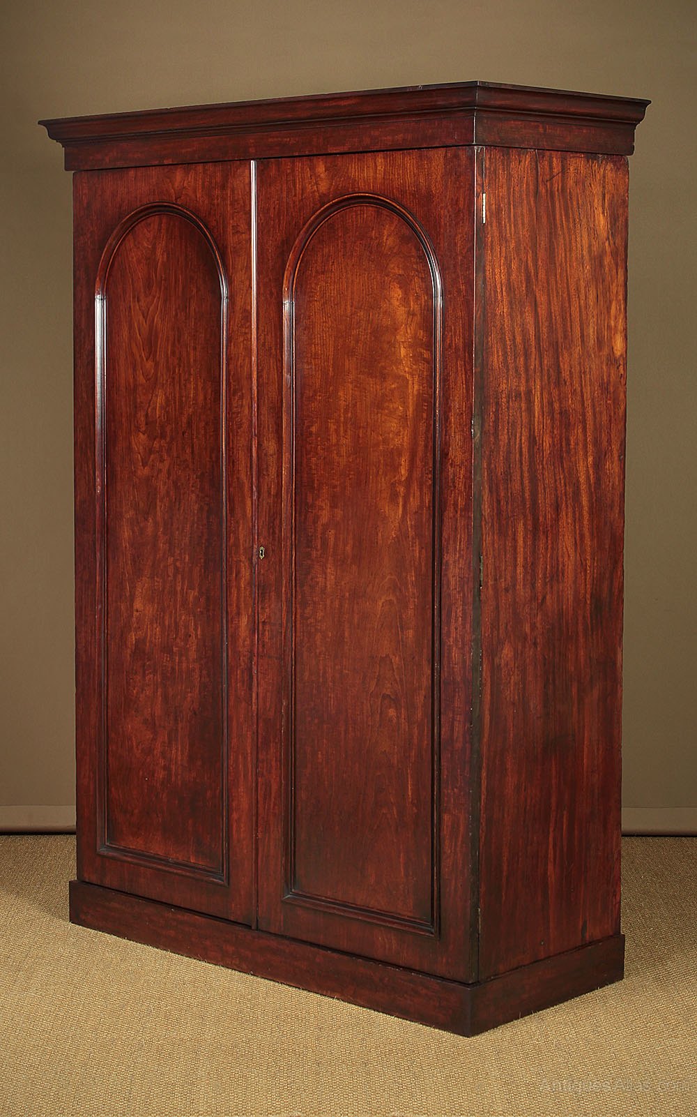 Mahogany Wardrobe By John Taylor & Son. Edinburgh. Antiques Atlas