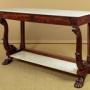 Mahogany & Marble Top Console Table c.1840