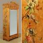 Maple Wardrobe with Painted Decoration c.1890