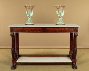 Marble Top Console Table Or Server C.1840