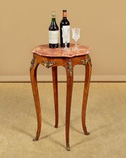 Marble Top Wine Table By L.Martin Of Paris C.1900