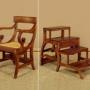 Metamorphic Library Steps & Armchair