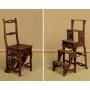 Metamorphic Library Steps & Side Chair c.1880