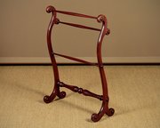 Mid 19th.c. Mahogany Towel Rail C.1860. 