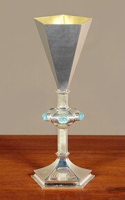 Mid Century Silver Chalice By Jocelyn Burton 1975