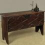 Naive Carved Oak Six Plank Chest c.1600