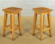 Oak Bars Stools (14 Available)