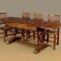 Oak Drawer Leaf Refectory Dining Table c.1930