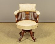 Oak Revolving Desk Chair C.1890